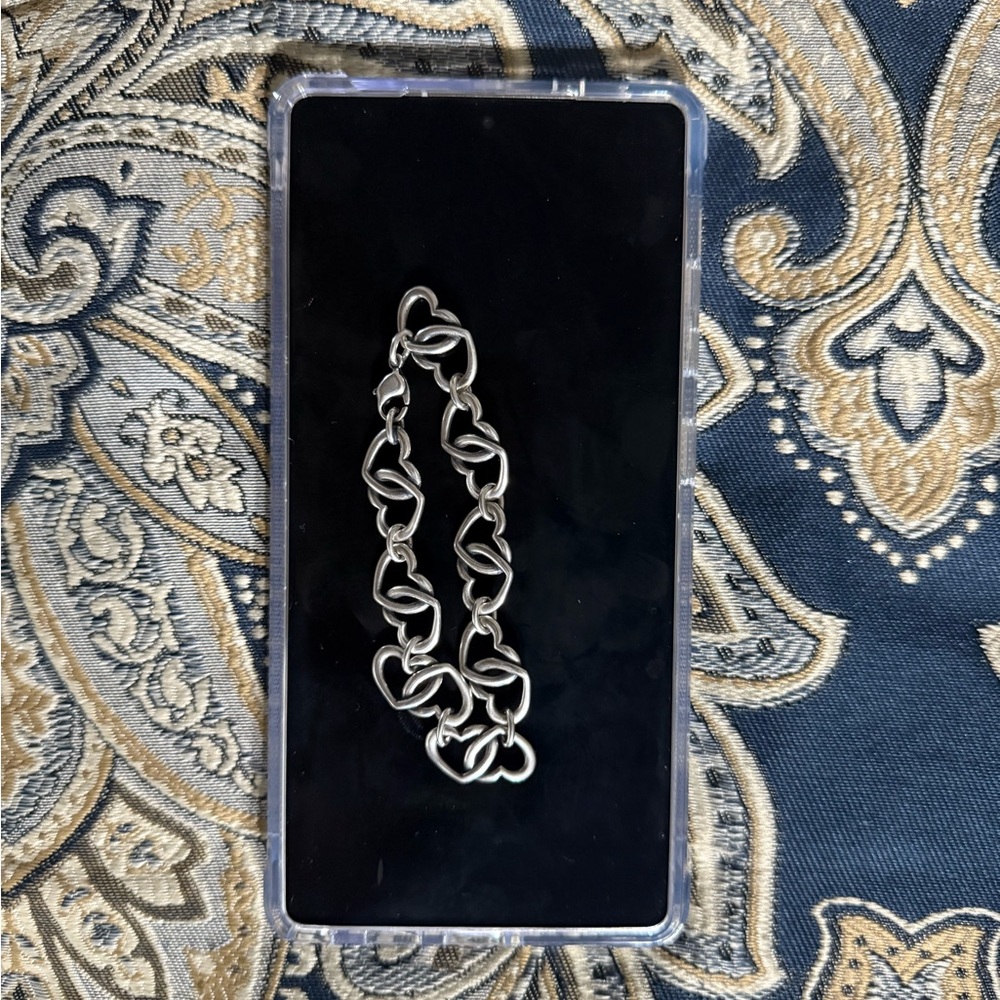 James Avery Silver Paisley Bracelet